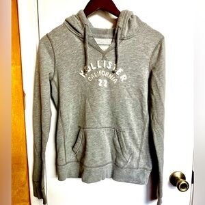 Hollister Soft Heather Gray Pullover Hoodie